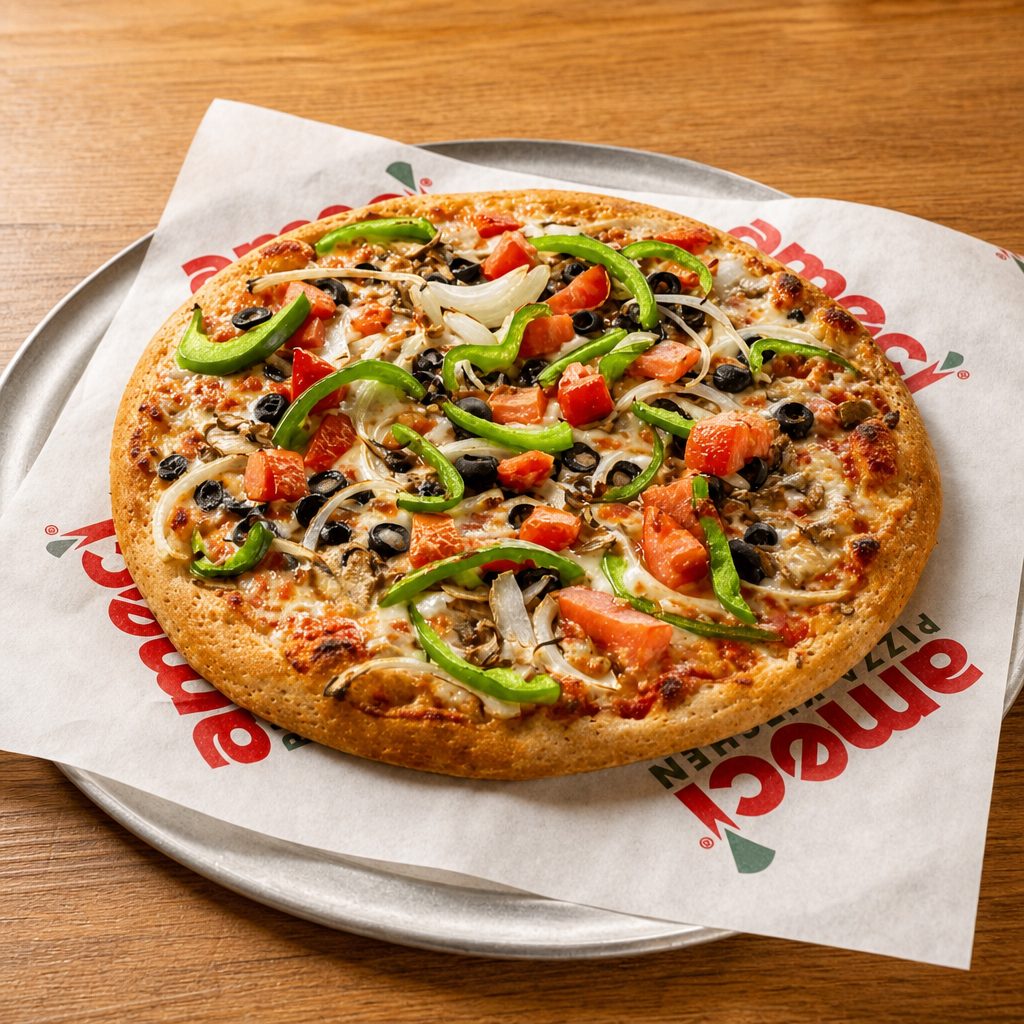 Vegetarian Pizza (14" Large (8 Slices)).
