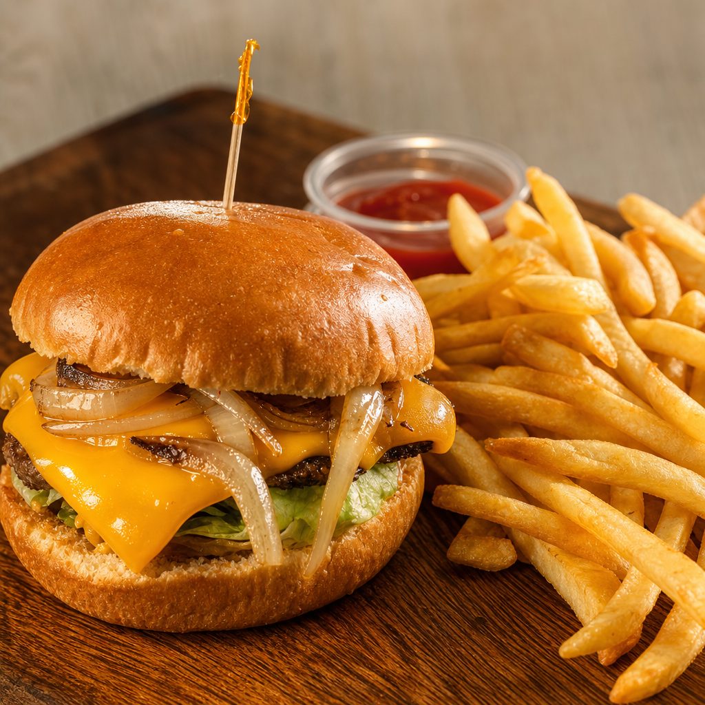 Grilled Cheeseburger.