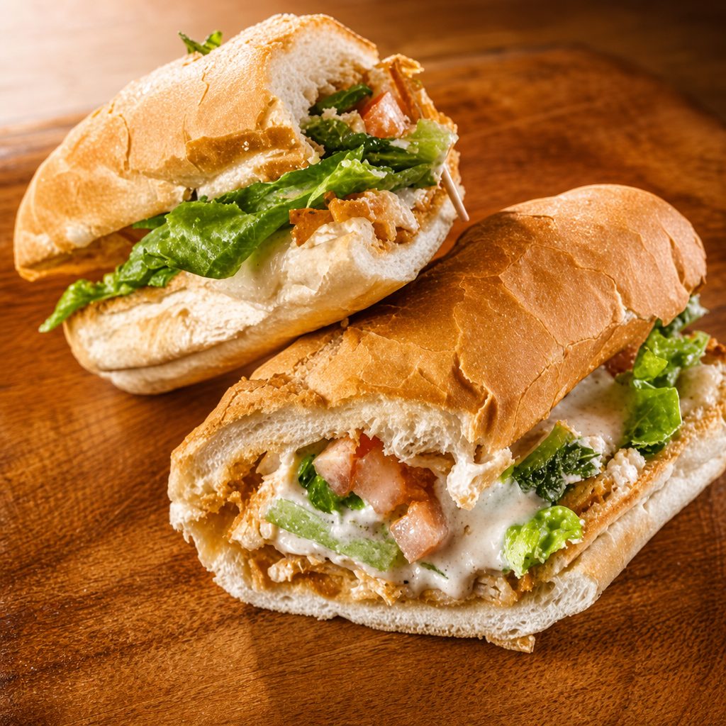 Chicken Caesar Submarine.