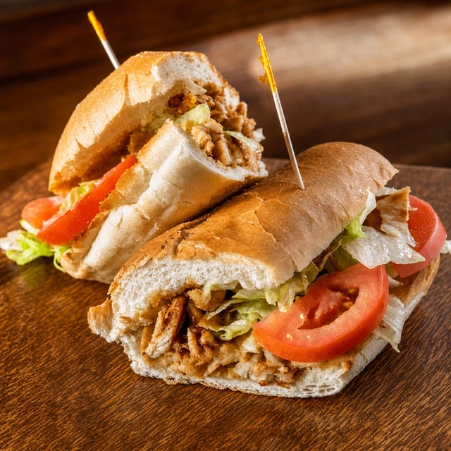 BBQ Chicken Submarine.