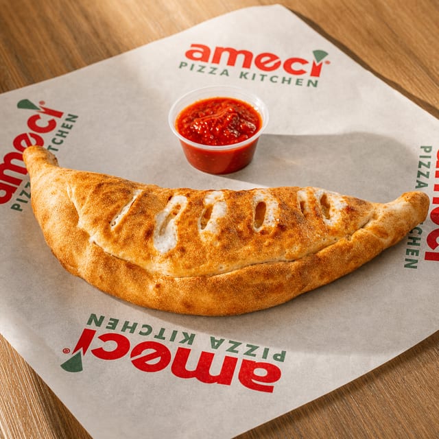 Chicken Alfredo Calzone.